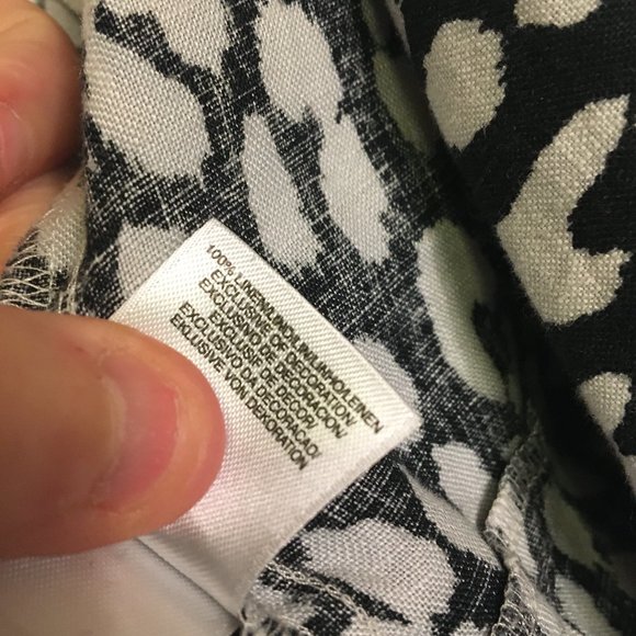 Jones New York Sport Woman Leopard Print Linen Tunic Top L - Picture 7 of 9